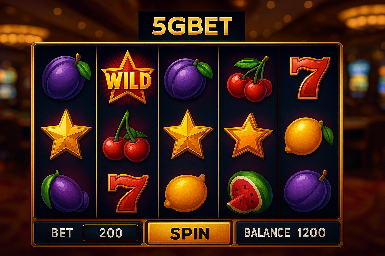 Jogos de Slot no Casino Online 5GBET